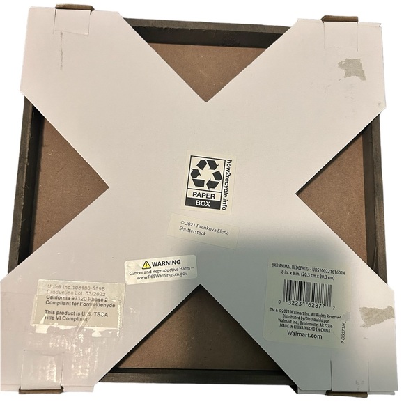 Hedgehog Printed Canvas Picture Frame - Picture 2 of 2